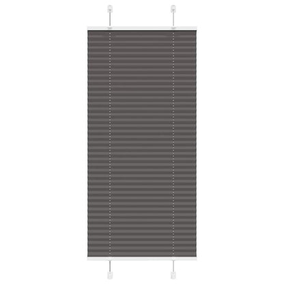 Plissee Schwarz 60x100 cm Stoffbreite 59,4 cm Polyester