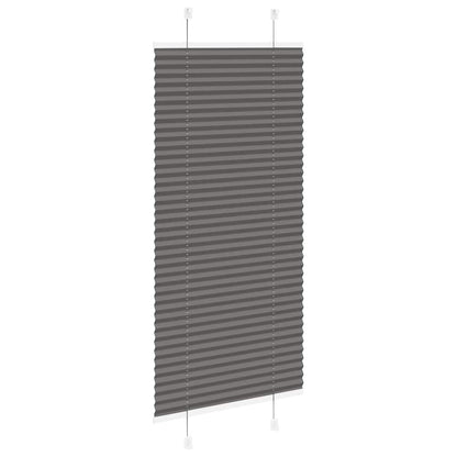 Plissee Schwarz 60x100 cm Stoffbreite 59,4 cm Polyester