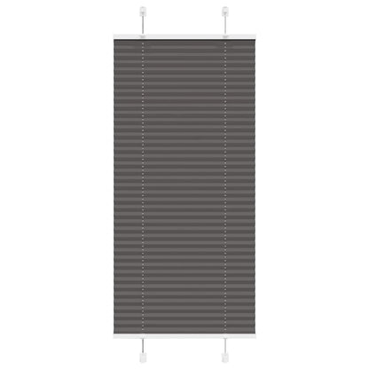 Plissee Schwarz 65x100 cm Stoffbreite 64,4 cm Polyester