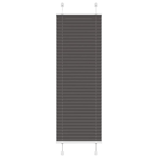 Plissee Schwarz 40x150 cm Stoffbreite 39,4 cm Polyester