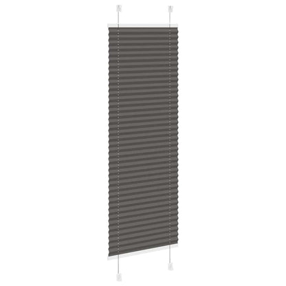 Plissee Schwarz 40x150 cm Stoffbreite 39,4 cm Polyester