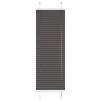 Plissee Schwarz 50x150 cm Stoffbreite 49,4 cm Polyester