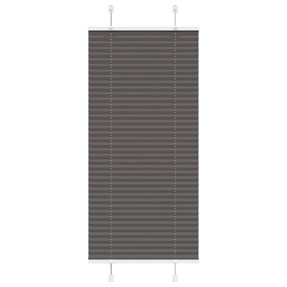 Plissee Schwarz 60x150 cm Stoffbreite 59,4 cm Polyester