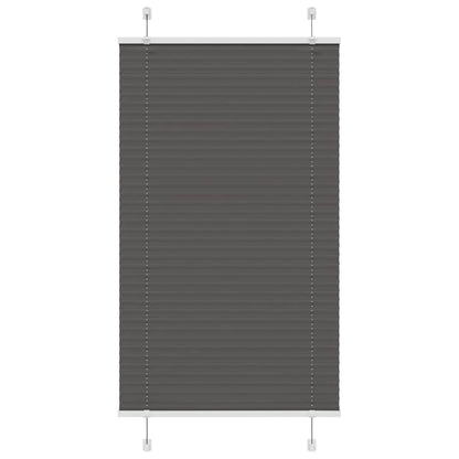 Plissee Schwarz 70x150 cm Stoffbreite 69,4 cm Polyester