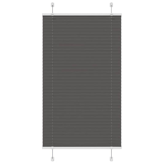 Plissee Schwarz 70x150 cm Stoffbreite 69,4 cm Polyester