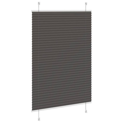 Plissee Schwarz 90x150 cm Stoffbreite 89,4 cm Polyester