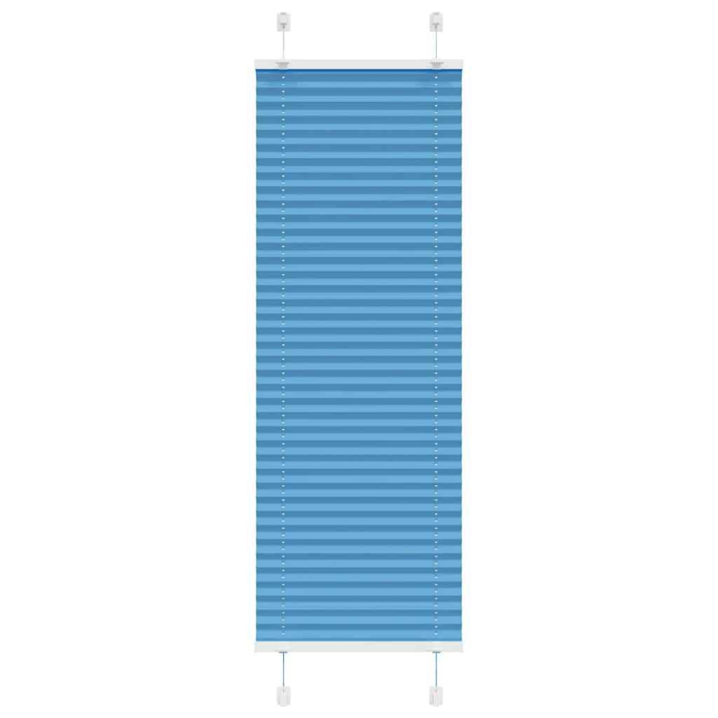 Plissee Blau 45x100 cm Stoffbreite 44,4 cm Polyester