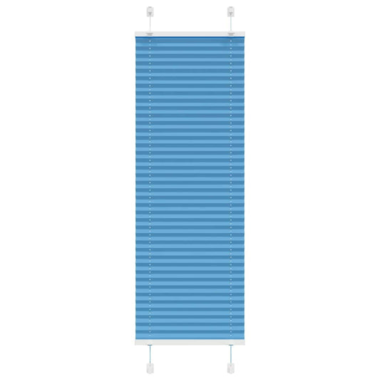 Plissee Blau 45x100 cm Stoffbreite 44,4 cm Polyester