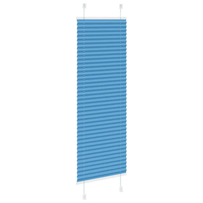 Plissee Blau 50x100 cm Stoffbreite 49,4 cm Polyester