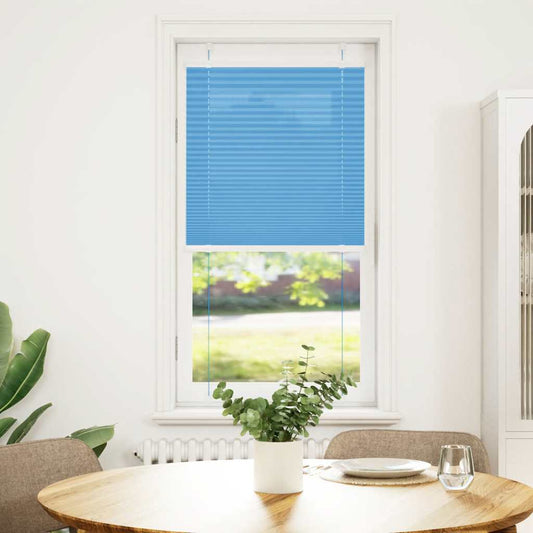 Plissee Blau 60x100 cm Stoffbreite 59,4 cm Polyester