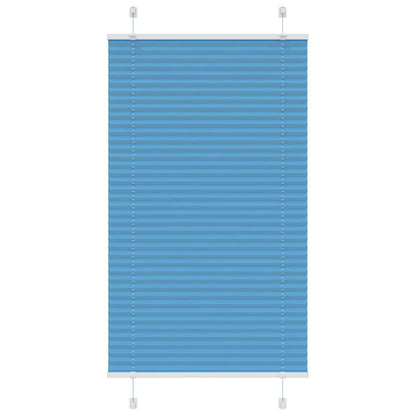 Plissee Blau 70x100 cm Stoffbreite 69,4 cm Polyester