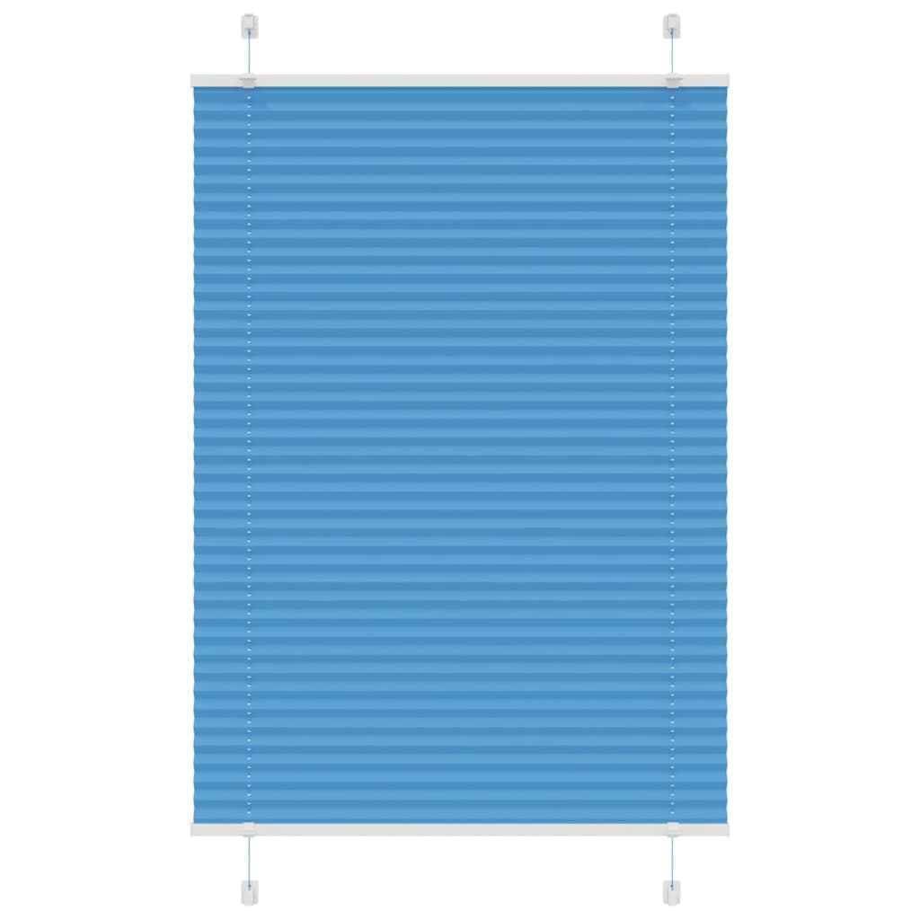 Plissee Blau 70x100 cm Stoffbreite 69,4 cm Polyester