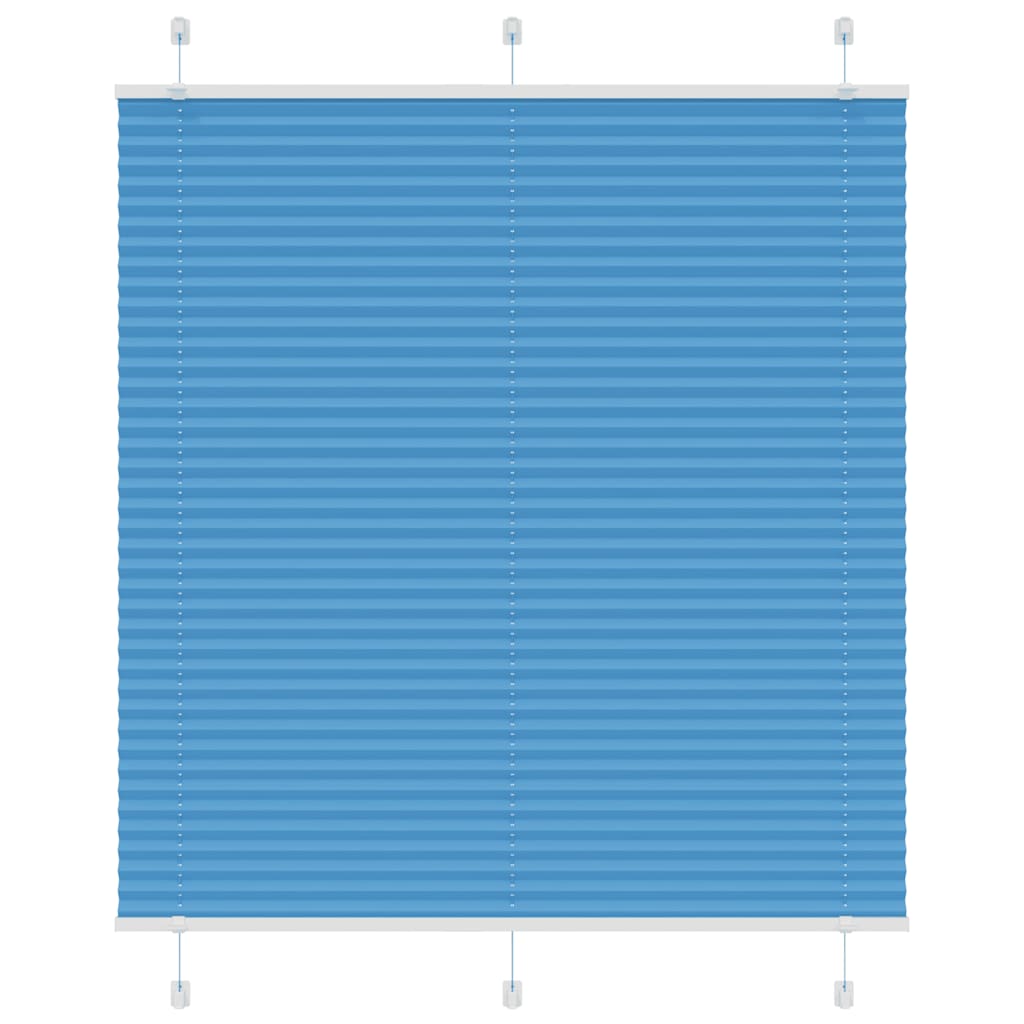 Plissee Blau 120x100 cm Stoffbreite 119,4 cm Polyester