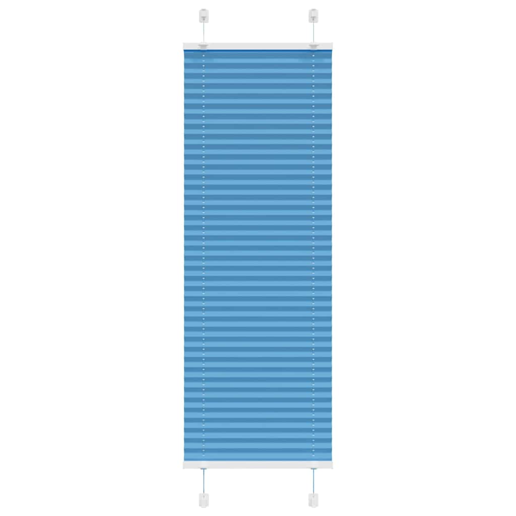 Plissee Blau 40x150 cm Stoffbreite 39,4 cm Polyester