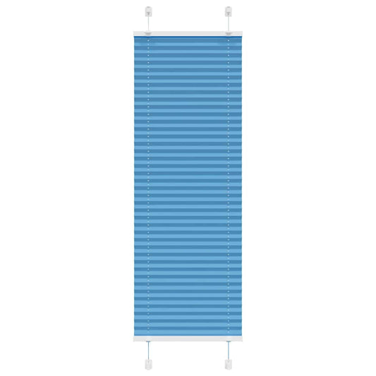 Plissee Blau 40x150 cm Stoffbreite 39,4 cm Polyester