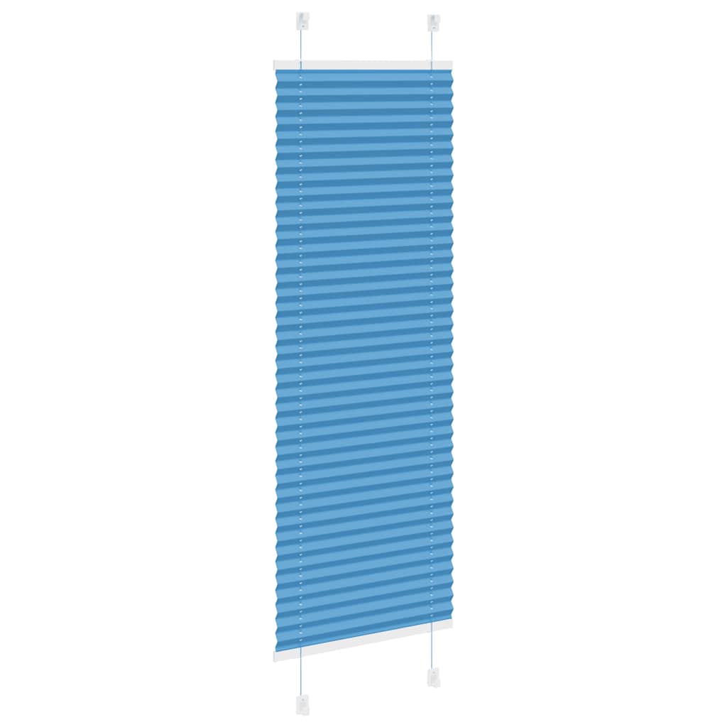 Plissee Blau 40x150 cm Stoffbreite 39,4 cm Polyester