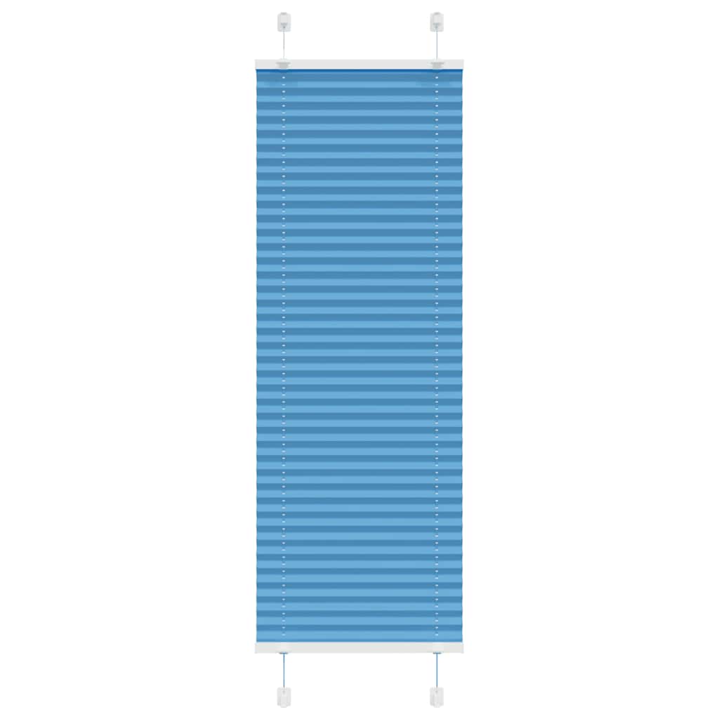 Plissee Blau 45x150 cm Stoffbreite 44,4 cm Polyester