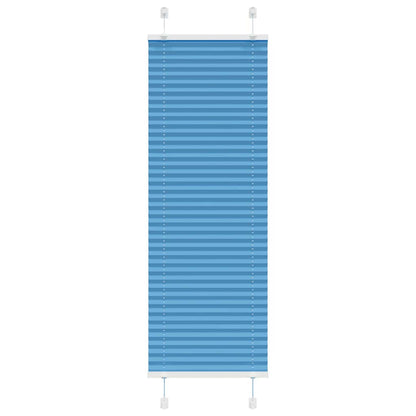 Plissee Blau 45x150 cm Stoffbreite 44,4 cm Polyester