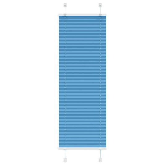 Plissee Blau 45x150 cm Stoffbreite 44,4 cm Polyester