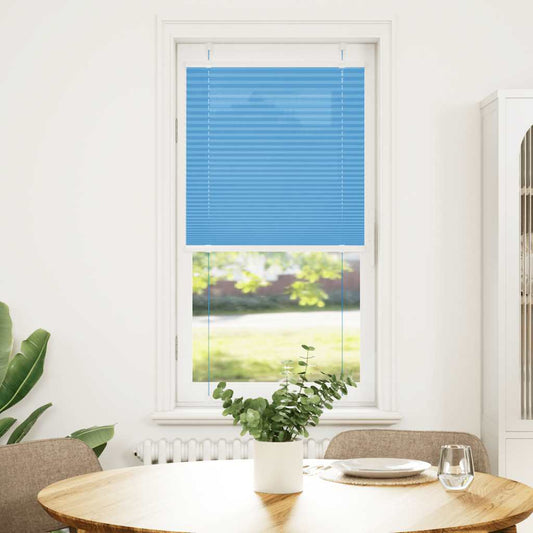 Plissee Blau 55x150 cm Stoffbreite 54,4 cm Polyester