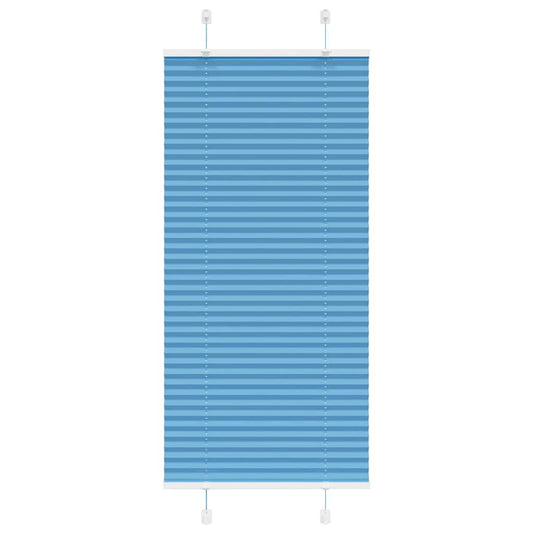 Plissee Blau 65x150 cm Stoffbreite 64,4 cm Polyester