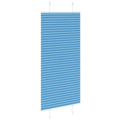 Plissee Blau 65x150 cm Stoffbreite 64,4 cm Polyester