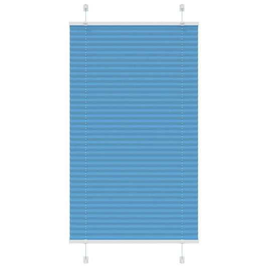 Plissee Blau 70x150 cm Stoffbreite 69,4 cm Polyester