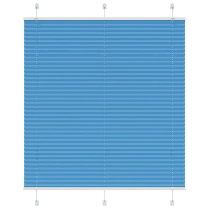 Plissee Blau 115x150 cm Stoffbreite 114,4 cm Polyester