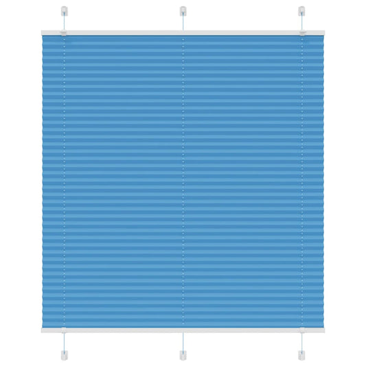 Plissee Blau 115x150 cm Stoffbreite 114,4 cm Polyester
