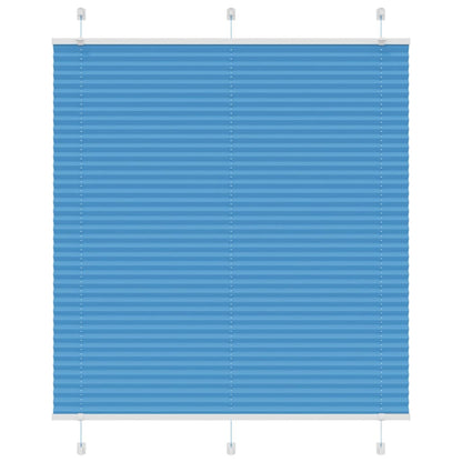 Plissee Blau 120x150 cm Stoffbreite 119,4 cm Polyester
