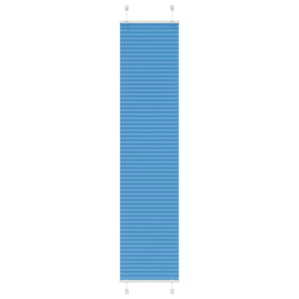 Plissee Blau 40x200 cm Stoffbreite 39,4 cm Polyester