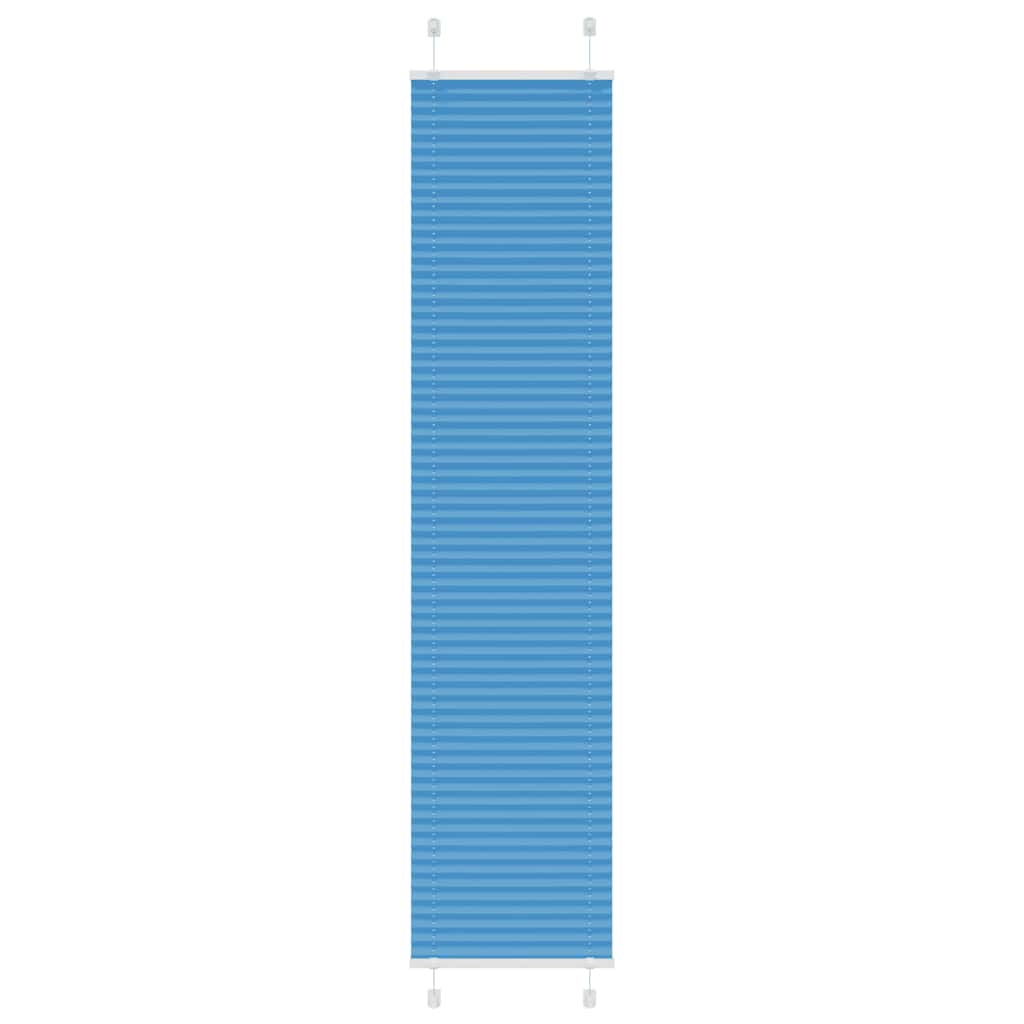 Plissee Blau 50x200 cm Stoffbreite 49,4 cm Polyester