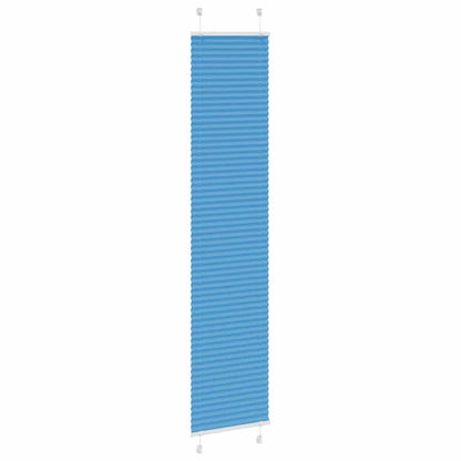 Plissee Blau 50x200 cm Stoffbreite 49,4 cm Polyester