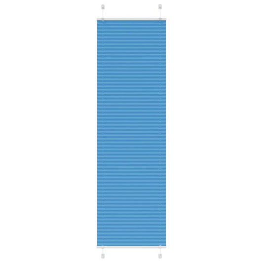 Plissee Blau 55x200 cm Stoffbreite 54,4 cm Polyester