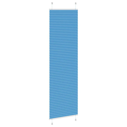 Plissee Blau 60x200 cm Stoffbreite 59,4 cm Polyester
