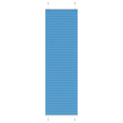 Plissee Blau 65x200 cm Stoffbreite 64,4 cm Polyester