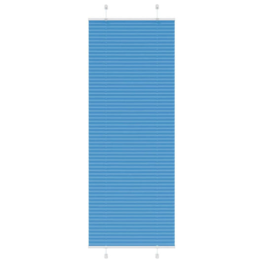 Plissee Blau 70x200 cm Stoffbreite 69,4 cm Polyester