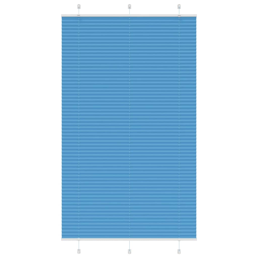 Plissee Blau 115x200 cm Stoffbreite 114,4 cm Polyester