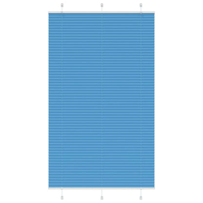 Plissee Blau 115x200 cm Stoffbreite 114,4 cm Polyester