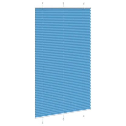 Plissee Blau 115x200 cm Stoffbreite 114,4 cm Polyester