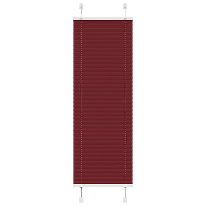 Plissee Bordeauxrot 45x100 cm Stoffbreite 44,4 cm Polyester