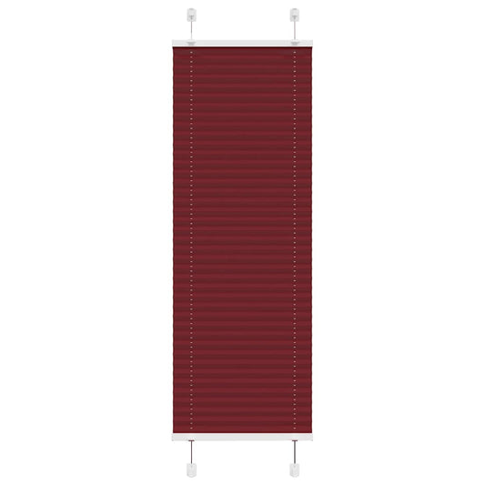 Plissee Bordeauxrot 50x100 cm Stoffbreite 49,4 cm Polyester