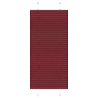 Plissee Bordeauxrot 60x100 cm Stoffbreite 59,4 cm Polyester