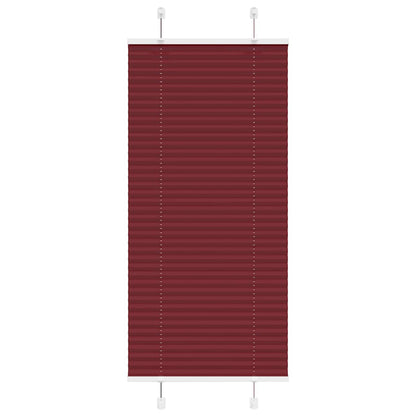 Plissee Bordeauxrot 65x100 cm Stoffbreite 64,4 cm Polyester