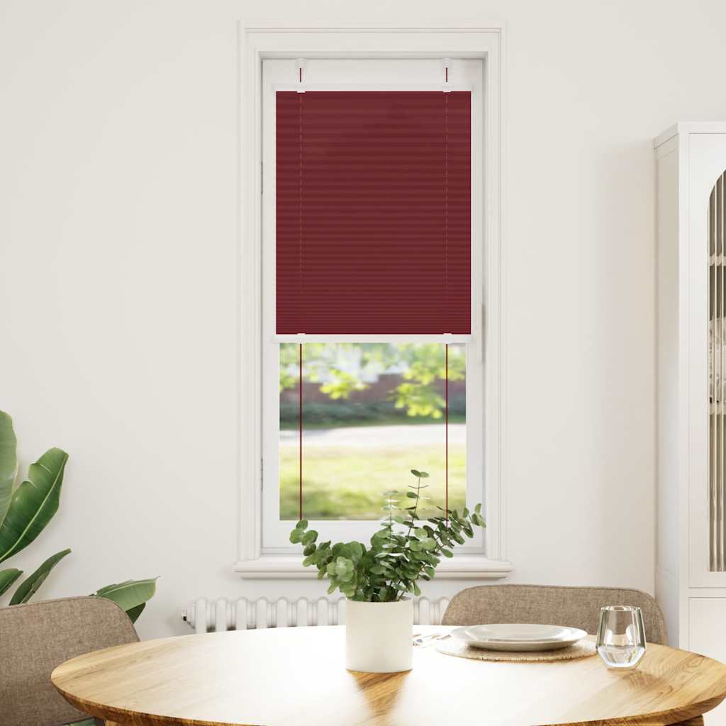 Plissee Bordeauxrot 45x150 cm Stoffbreite 44,4 cm Polyester