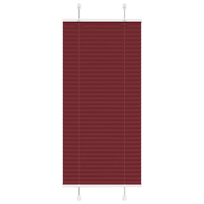 Plissee Bordeauxrot 55x150 cm Stoffbreite 54,4 cm Polyester