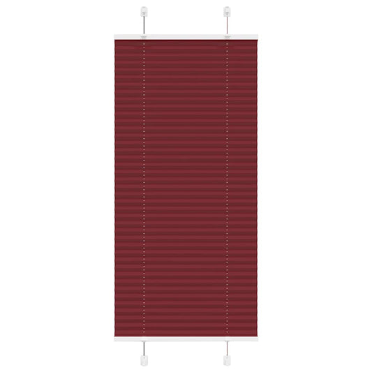 Plissee Bordeauxrot 55x150 cm Stoffbreite 54,4 cm Polyester