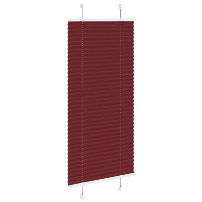 Plissee Bordeauxrot 55x150 cm Stoffbreite 54,4 cm Polyester