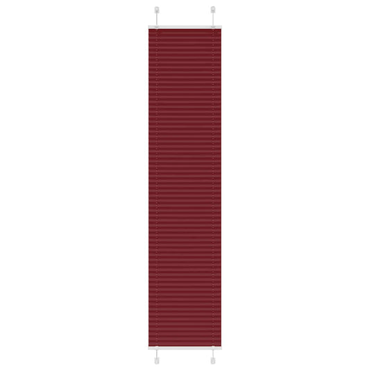 Plissee Bordeauxrot 45x200 cm Stoffbreite 44,4 cm Polyester