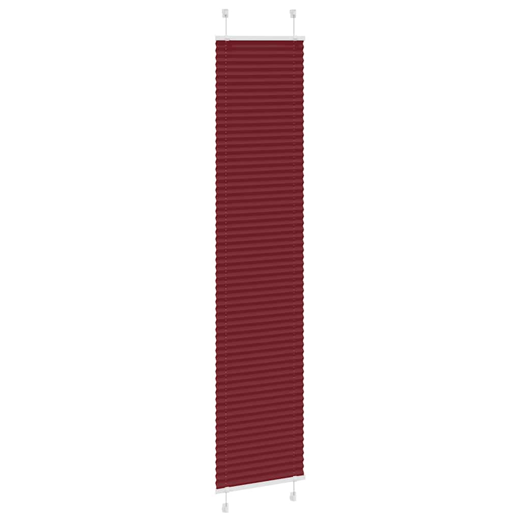 Plissee Bordeauxrot 45x200 cm Stoffbreite 44,4 cm Polyester